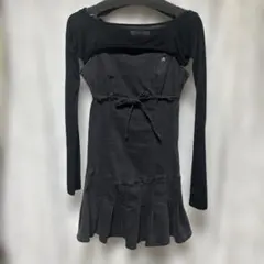 ANDMARY Bonnie denim mini dress ワンピース - メルカリ
