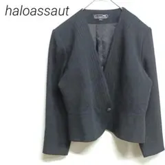 Clair d'assaut ノーカラージャケット 15 AR ブラック　LL