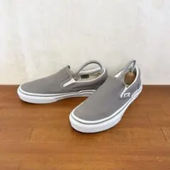 美品　バンズ　スリッポン　22.5センチ グレー　キャンバス 1132
