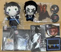 鬼滅の刃 獪岳 無限城 ゆらふわ アクスタ 缶バッジ 勾玉ブレスレット
