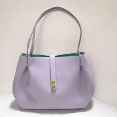 COLORS by Jennifer Sky ラベンダーパープル ハンドバッグ
