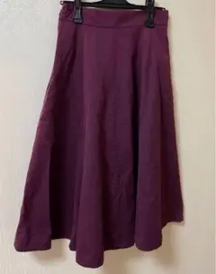 大人な雰囲気が漂う ローリーズファーム パープル ロングスカート