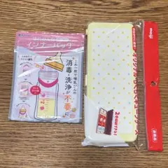 カネソン　哺乳瓶用インナーバッグ ほほえみらくらくキューブケース　セットのサムネイル