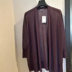 新品タグ付き　 theory luxe シアーカーディガン 2024ss