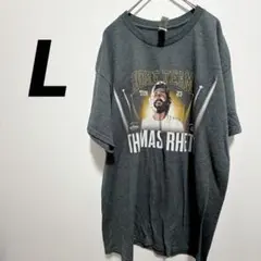 ギルダン Tシャツ トーマスレット ツアーT ミュージックT L ダークグレー