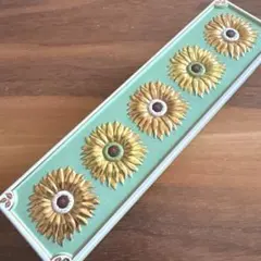 青山デカーボ×ゴッホ展　会場限定　 ゴッホ缶　ひまわり　クッキー缶　ビジュー缶