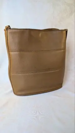 オールドコーチ レザー ショルダーバッグ キャメル 9083