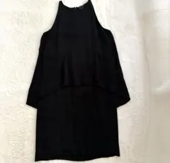 極美品✨セオリーリュクス 現行 異素材ティアードワンピース