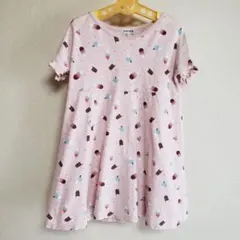 SHOO・LA・RUE アイス柄 ワンピース キッズ 女の子 110のサムネイル