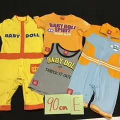 子供服まとめ売り　4点 ベビードール90cm（Eセット）
