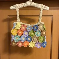 ハンドメイド　手編みビスチェ