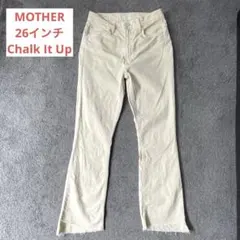 マザー インサイダークロップステップフレアデニム 26 Chalk It Upのサムネイル