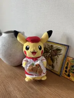 ポケモンカフェ　Pokémon Cafe シェフピカチュウ　ぬいぐるみ