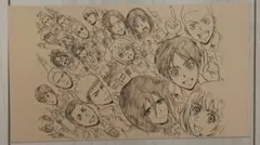 進撃の巨人　DVD 特典　ポストカード　イラストカード　3