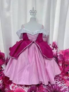 オーロラ姫風ドレス