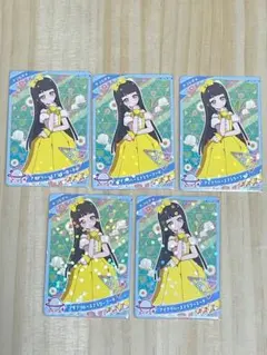 【まとめ売り】星3 アイプリバースフラワーマーチ　つむぎ　5枚セット