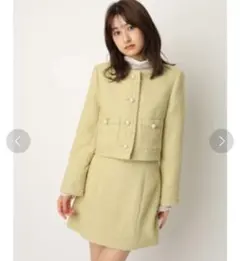 美品】今季完売品 アプワイザーリッシェ ミックスツイードジャケット