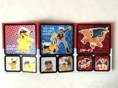 ポケモン　シールブックガム　リザードン　フリード　ピカチュウ