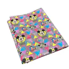 ミッキーマウス 幾何学模様 生地 はぎれ