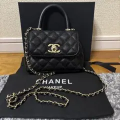 【新品】CHANEL ノベルティミニ ショルダーバッグ キルティング ブラック