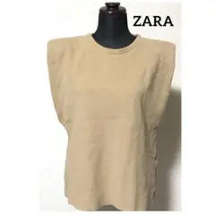 ZARA ベスト 半袖　ニット　Mサイズ