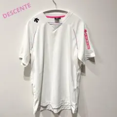 DESCENTE DVB-5224 バレーボールシャツ M ホワイト