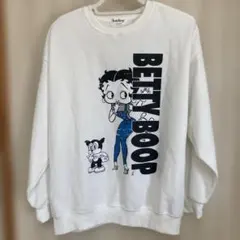 ベティ・ブープ　トレーナー　ホワイト　M