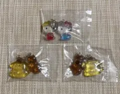 サンリオキャラクターズ なかよしドロップチャーム　新品　3個セット