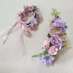 ヘッドアクセ と ブレスレット