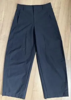 UNIQLO ユニクロ ジャージーバレルレッグパンツ ネイビー Lサイズ