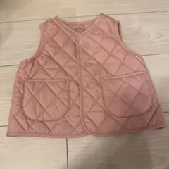 ユニクロ　ベビー　パフテックウォッシャブルベスト 80 ピンク