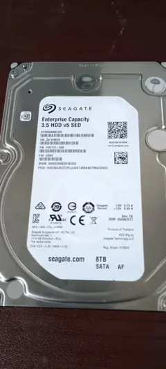 ジャンク品 Seagate 3.5インチ 8TB 内蔵HDD