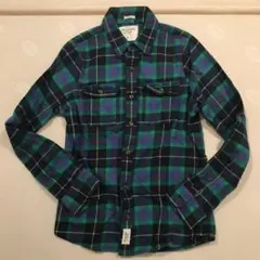 Abercrombie & Fitch メンズ チェック柄ネルシャツ M