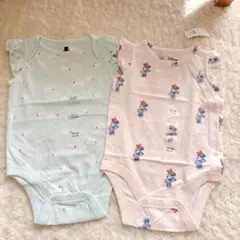 ✳︎新品未使用タグ付✳︎ベビーギャップ　ミニーロンパース　半袖ロンパース　80㎝