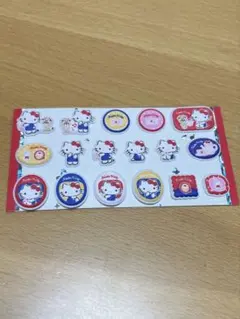 おすそ分けシール サンリオ キティちゃん ハローキティ ぷっくりシール 17枚