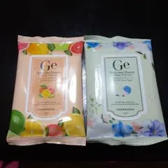 チャームゾーンgeスキンケアシート　クリアシトラス　クリアフローラル　各10枚