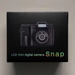 LCD mini digital camera Snap ブラック