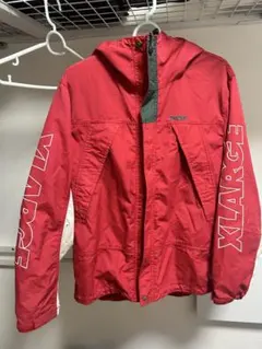 XLARGE フード付きレッドマウンテンパーカー S