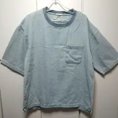 GU デニム ポケット Tシャツ 【S】
