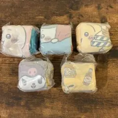 ちいかわ×サンリオキャラクターズ エコバッグ 全5種コンプセット