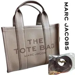 美品✨マークジェイコブス　2way　トートバッグ　ショルダー　レザー　グレージュ