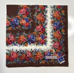 Yves Saint Laurent 花柄ハンカチ　★新品未使用