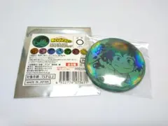 僕のヒーローアカデミア　ホログラム缶バッジ　書初めver.　緑谷出久