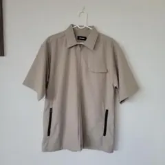 X-LARGE　ZIP UP半袖シャツ