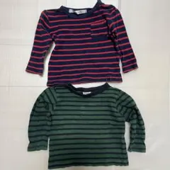 futafuta breeze  80サイズ 長袖シャツ　2枚セット