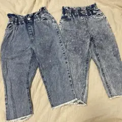 ハイウエスト　デニムパンツ 110cm 一枚価格