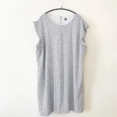 オールドネイビー 幾何学 チュニック クルーネック フレンチ ワンピ XXL