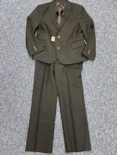 コムサイズムの上品黒フォーマルスーツ3点セット(130)新品