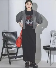 JEANASIS リブナロースカート