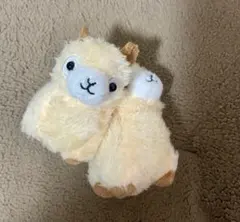 アルパカ マスコット キーホルダー2体セット